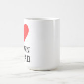 I love brown bread square sticker kaffeetasse (Mittel)