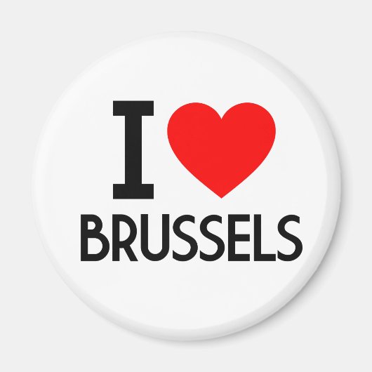 I Love Brussels Magnet (Vorne)