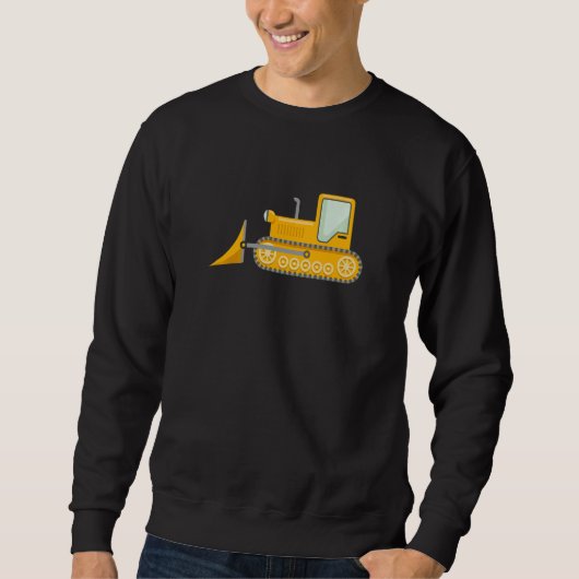 I Love bulldozer Truck For Men Boys Kids  Sweatshirt (Vorderseite)