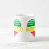 I Love Burkina Faso, Heart Burkinabè Kaffeetasse (Mittel)