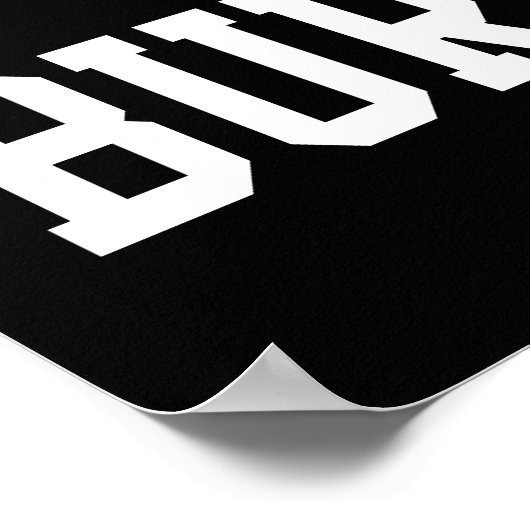 I Love Burpees Poster (Ecke)