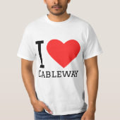 I love cableway T-Shirt (Vorderseite)