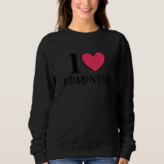 I Love Calgary Canada Premium Sweatshirt (Vorderseite)