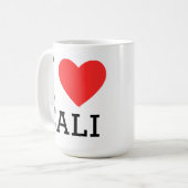 I love cali kaffeetasse (Vorderseite Links)