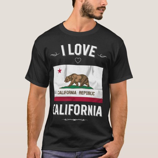I Love California friend T-Shirt (Vorderseite)