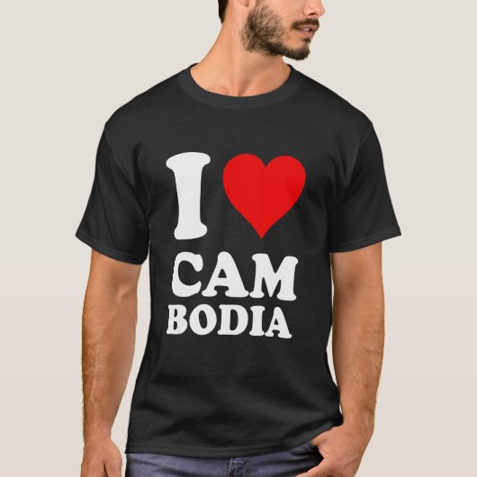 I Love Cambodia T-Shirt (Vorderseite)