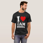 I Love Cambodia T-Shirt (Vorne ganz)
