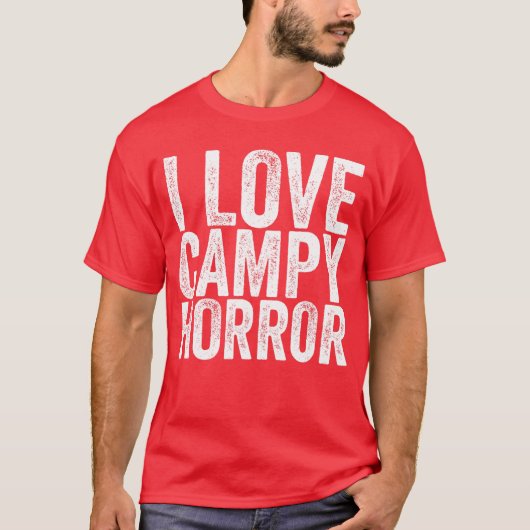 I Love Campy Horror boy T-Shirt (Vorderseite)