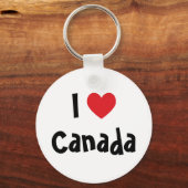 I Love Canada Schlüsselanhänger (Vorderseite)