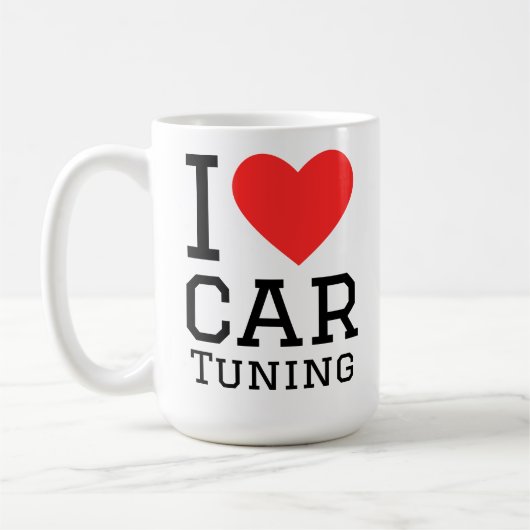 I love car tuning kaffeetasse (Links)
