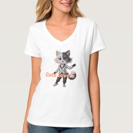 I love cat T-Shirt (Vorderseite)