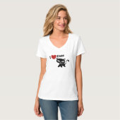 I Love Cat T-Shirt (Vorderseite Vollansicht)