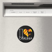 I Love Catalunya Magnet (In Situ (Geschirrspüler))