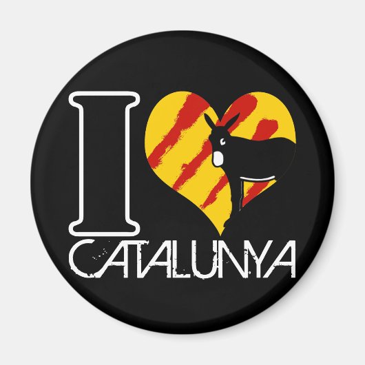 I Love Catalunya Magnet (Vorne)