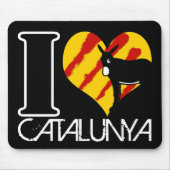I Love Catalunya Mousepad (Vorne)