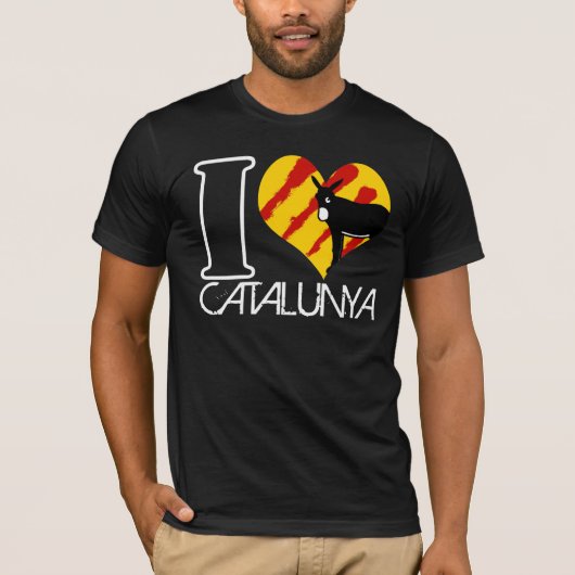I Love Catalunya T-Shirt (Vorderseite)