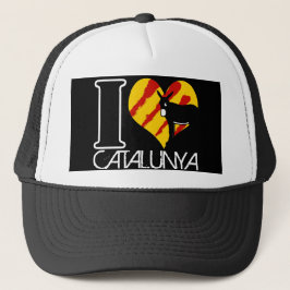 I Love Catalunya Truckerkappe