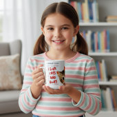 I Love Cats and Books Kaffeetasse