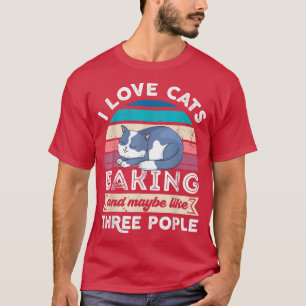 I love Cats Baking and like Three People 1962 T-Shirt