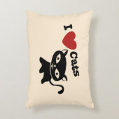 I love cats dekokissen (Vorderseite(Vertikal))