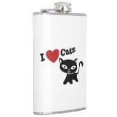 I love cats flachmann (Rechts)