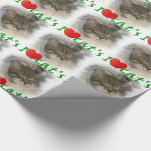 I love cats / ich liebe Katzen Geschenkpapier (Ecke)