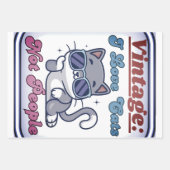 I Love Cats,Not People  Geschenkpapier Set (Vorderseite 3)