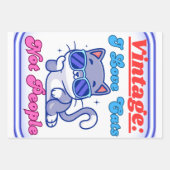 I Love Cats,Not People  Geschenkpapier Set (Vorderseite 2)