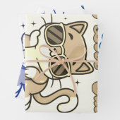 I Love Cats,Not People Geschenkpapier Set (Beispiel)