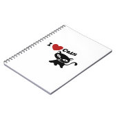 I love cats notizblock (Linke Seite)