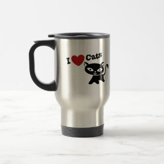 I love cats reisebecher