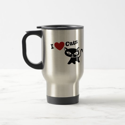 I love cats reisebecher (Links)
