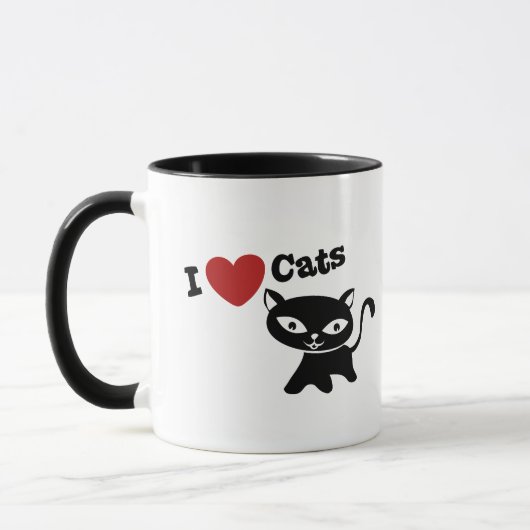 I love cats tasse (Links)