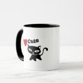 I love cats tasse (Vorderseite Links)