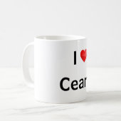 I love Ceará Kaffeetasse (Vorderseite Links)