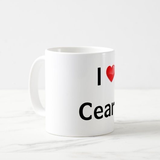I love Ceará Kaffeetasse (Vorderseite Links)