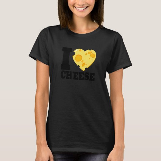 I love cheese heart Cheese 's day cheesy  2 T-Shirt (Vorderseite)