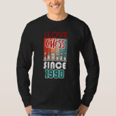 I love chess since 1990 T-Shirt (Vorderseite)
