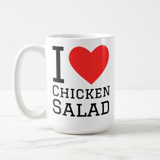 I love chicken salad kaffeetasse (Links)