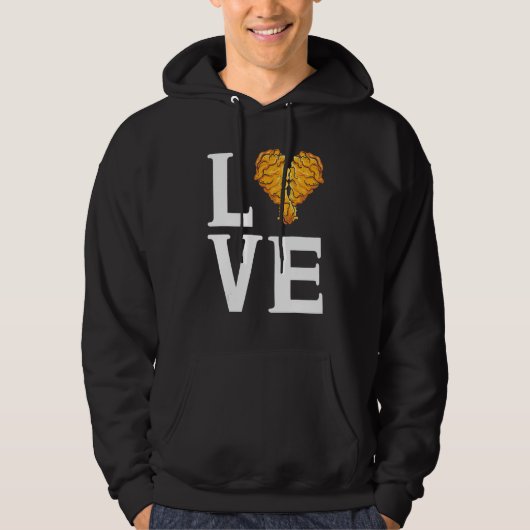 I Love Chicken Wings Wings Hoodie (Vorderseite)