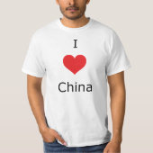 i love China T-Shirt (Vorderseite)