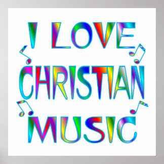 I Love Christian Poster