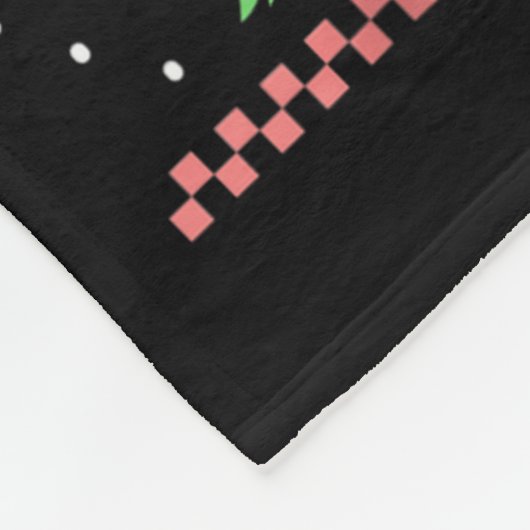 I Love Christmas A-lotl Axolotl In Santa Hat Ugly Fleecedecke (Ecke)