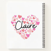 I love Claire Notizblock (Rückseite)