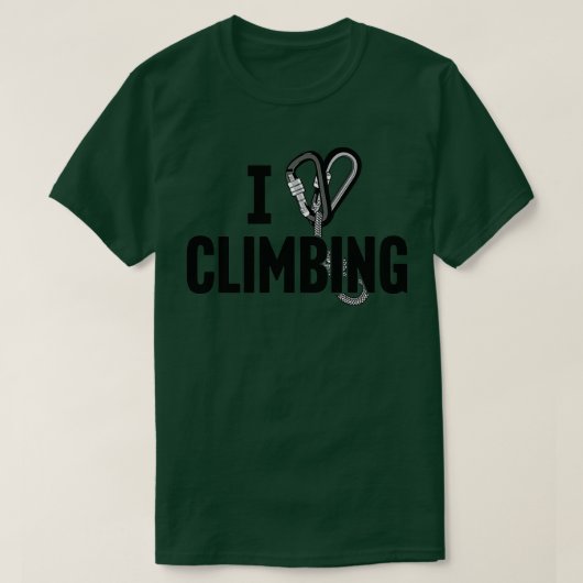 I Love Climbing 6 T-Shirt (Design vorne)
