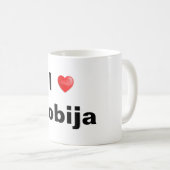 I love Cobija Kaffeetasse (VorderseiteRechts)