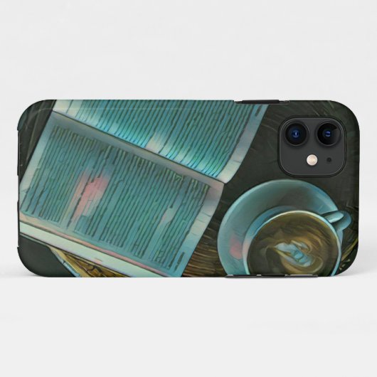 I love coffee and books Case-Mate iPhone hülle (Rückseite (Horizontal))