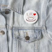 I love Coffee Button (Beispiel)