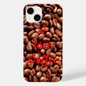 I love Coffee Case-Mate iPhone Hülle (Rückseite)