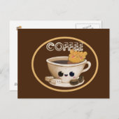 I love Coffee Postkarte (Vorne/Hinten)